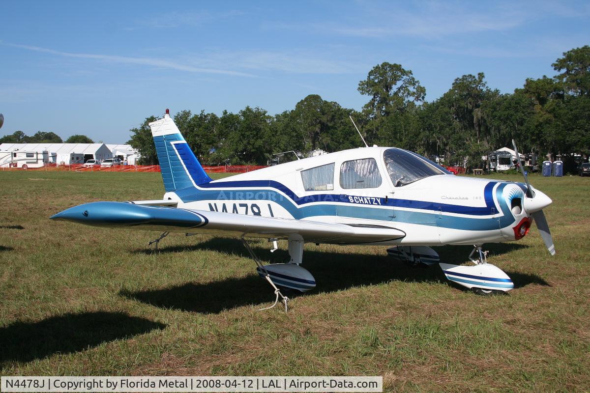 N4478J, 1967 Piper PA-28-140 Cherokee C/N 28-22894, Piper PA-28-140