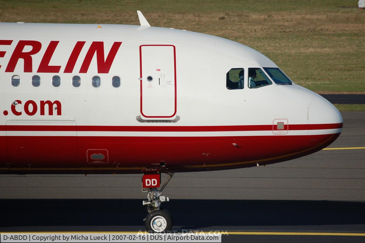 D-ABDD, 2006 Airbus A320-214 C/N 2685, Taxiing to the runway