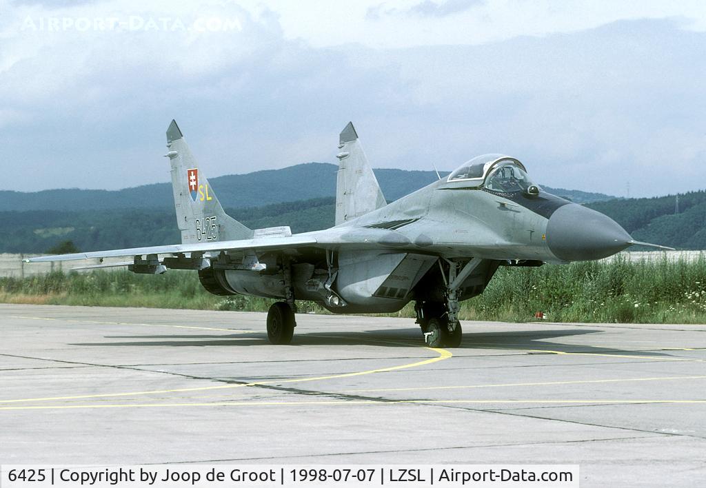 6425, Mikoyan-Gurevich MiG-29 C/N 36064, This MiG-29 was one of the Slovak aircraft participating in the Co-operative Change exercise.