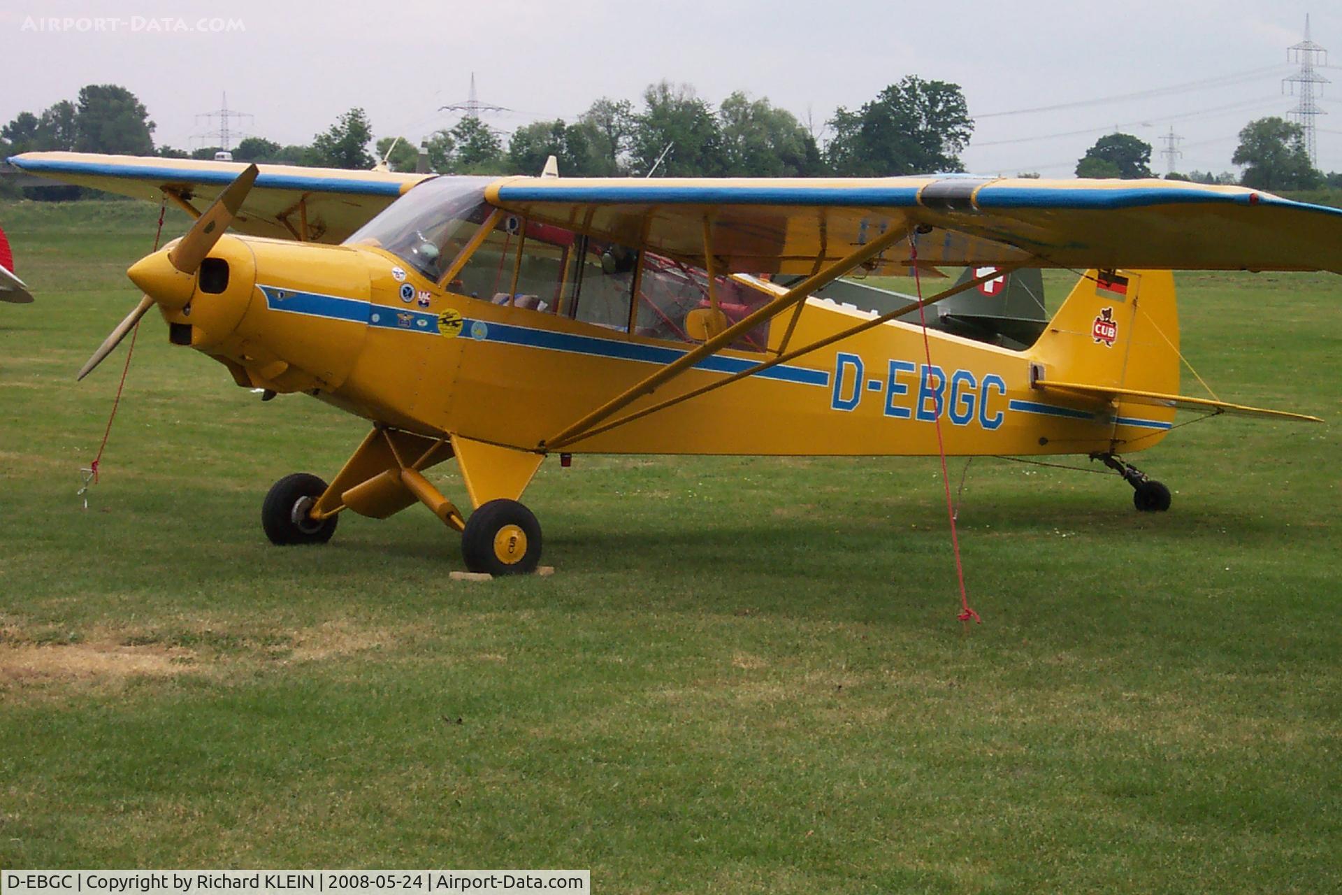 D-EBGC, 1952 Piper L-21B Super Cub C/N 18-2549, Kehl airschow 2008