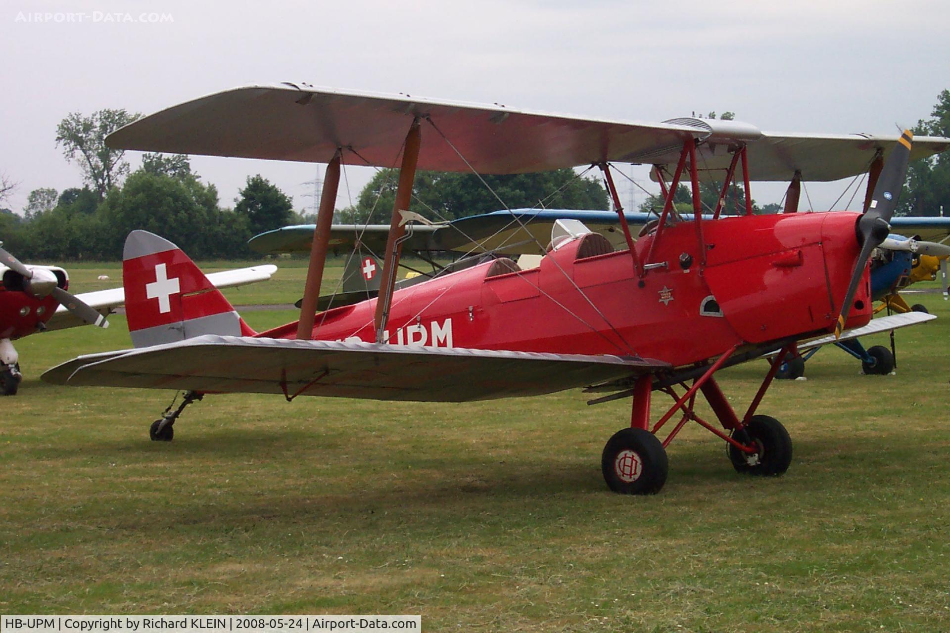 HB-UPM, 1942 De Havilland New Zealand DH-82A Tiger Moth C/N DHNZ135, Kehl airschow 2008