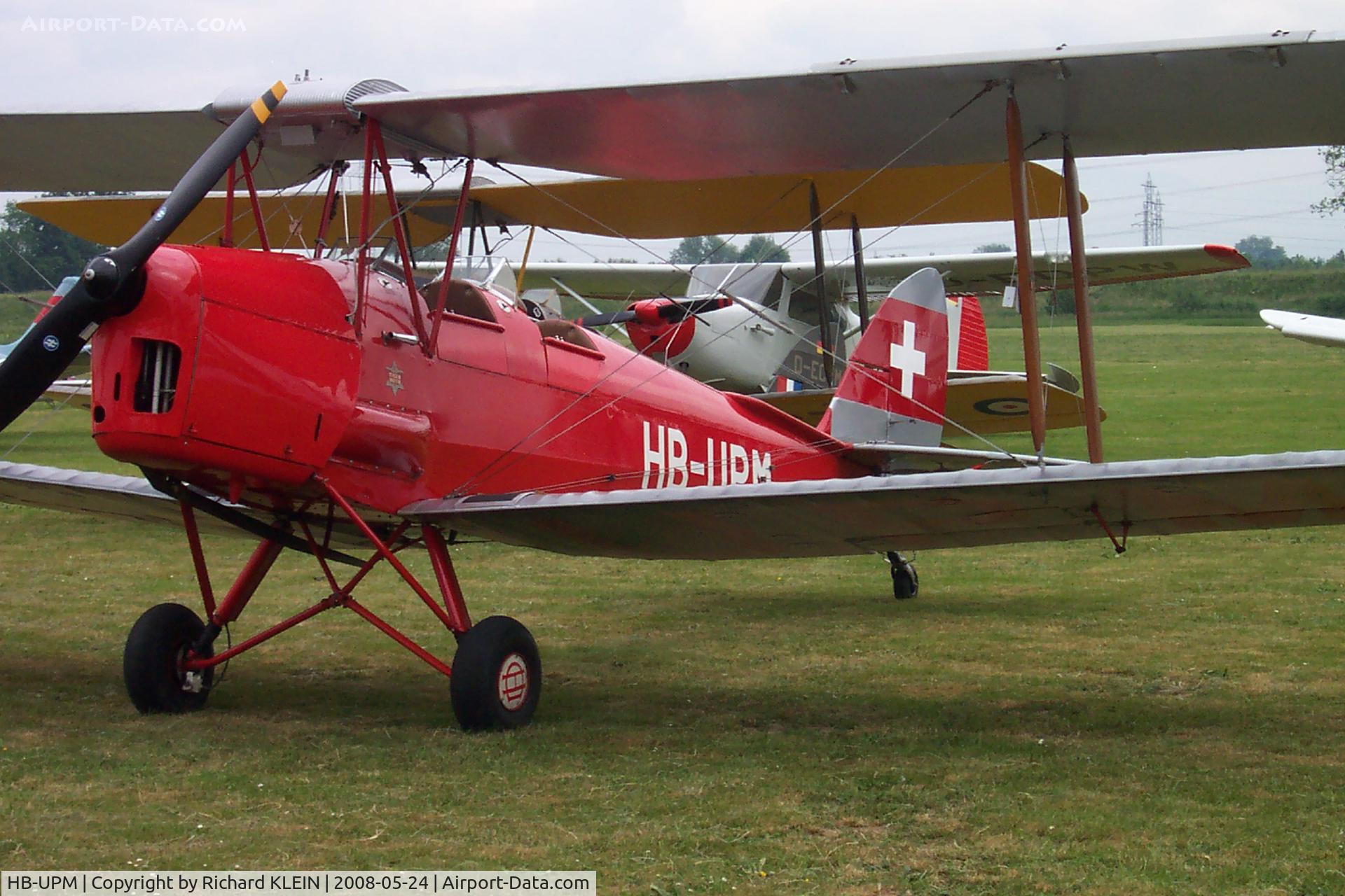 HB-UPM, 1942 De Havilland New Zealand DH-82A Tiger Moth C/N DHNZ135, Kehl airschow 2008