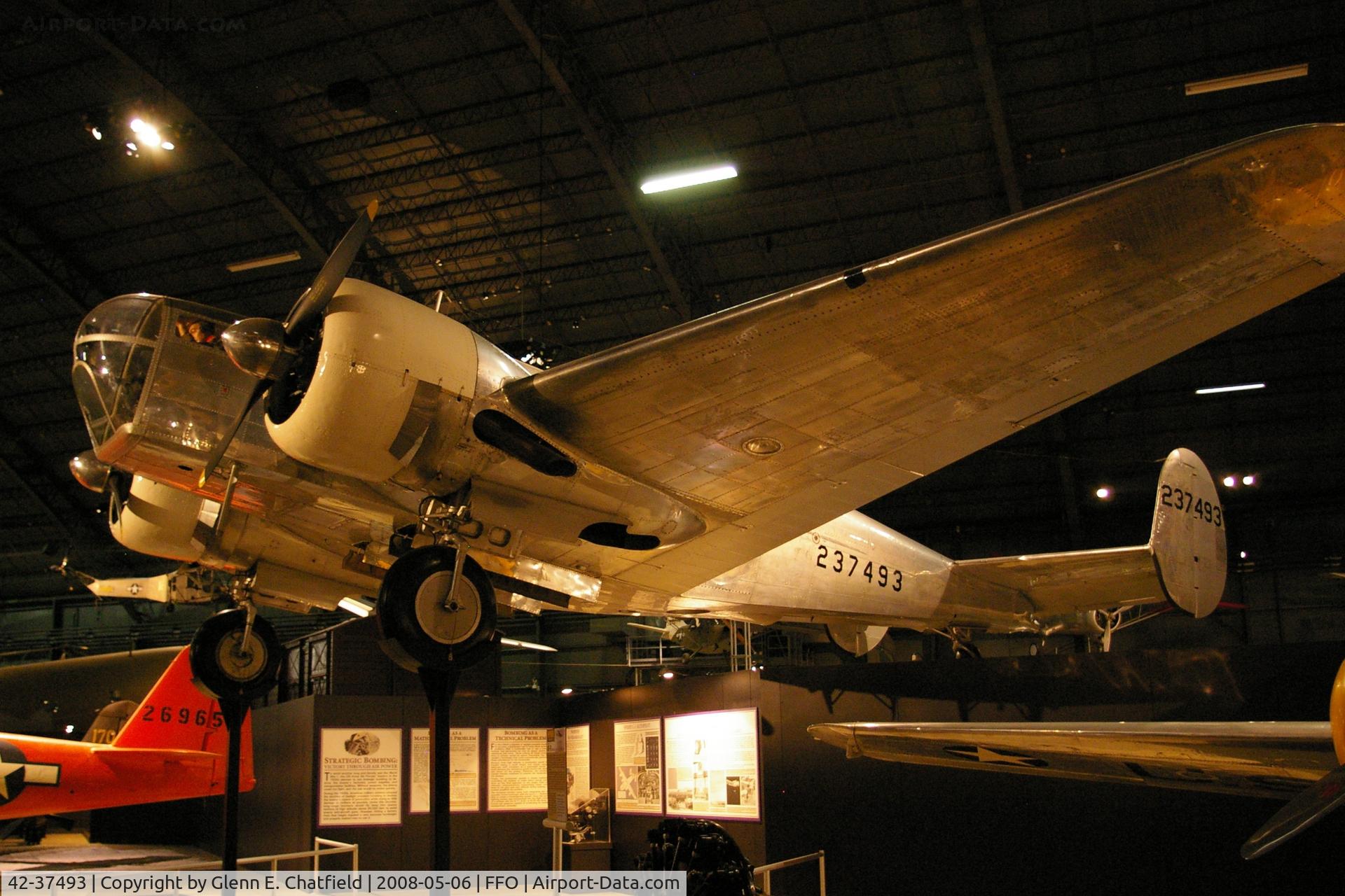 42-37493, 1942 Beech AT-11 Kansan C/N 4086, Displayed at the National Museum of the U.S. Air Force