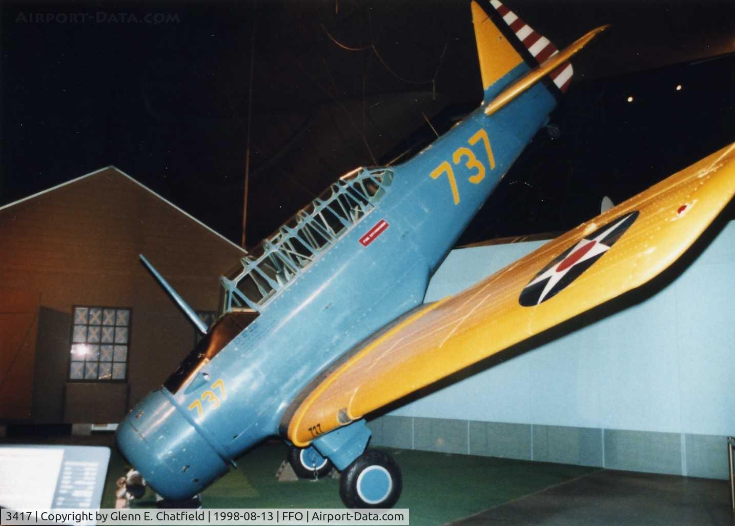 3417, North American NA-64 Yale C/N 64-2168, Ex-RCAF North American NA64 displayed as BT-14 at the National Museum of the U.S. Air Force