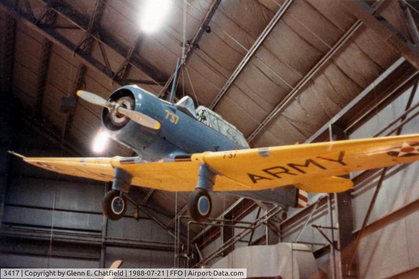3417, North American NA-64 Yale C/N 64-2168, Ex- RCAF North American NA64 displayed as BT-14 at the National Museum of the U.S. Air Force