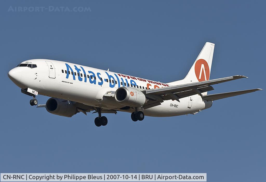 CN-RNC, 1994 Boeing 737-4B6 C/N 26529, Short final rwy 25L.