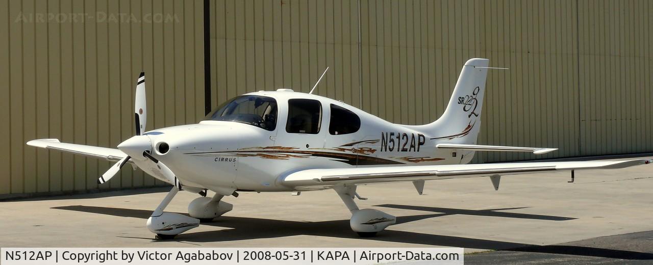 N512AP, 2006 Cirrus SR22 G2 C/N 1889, At Centennial