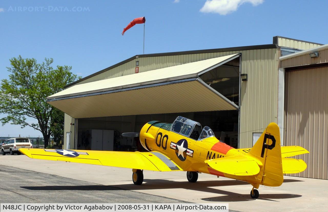 N48JC, North American AT-6G Texan Texan C/N 121-43192, Nice yellow color :-)