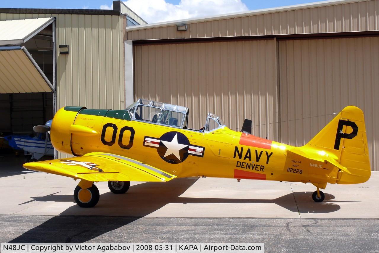 N48JC, North American AT-6G Texan Texan C/N 121-43192, Nice yellow color :-)