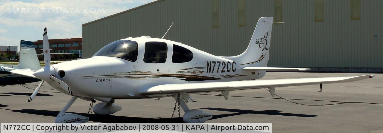 N772CC, 2005 Cirrus SR22 C/N 1539, At Centennial