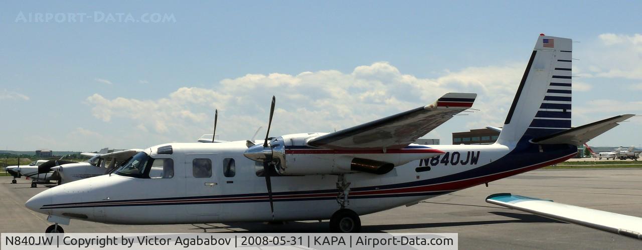 N840JW, 1981 Rockwell International 690C C/N 11658, Rare plane at Centennial