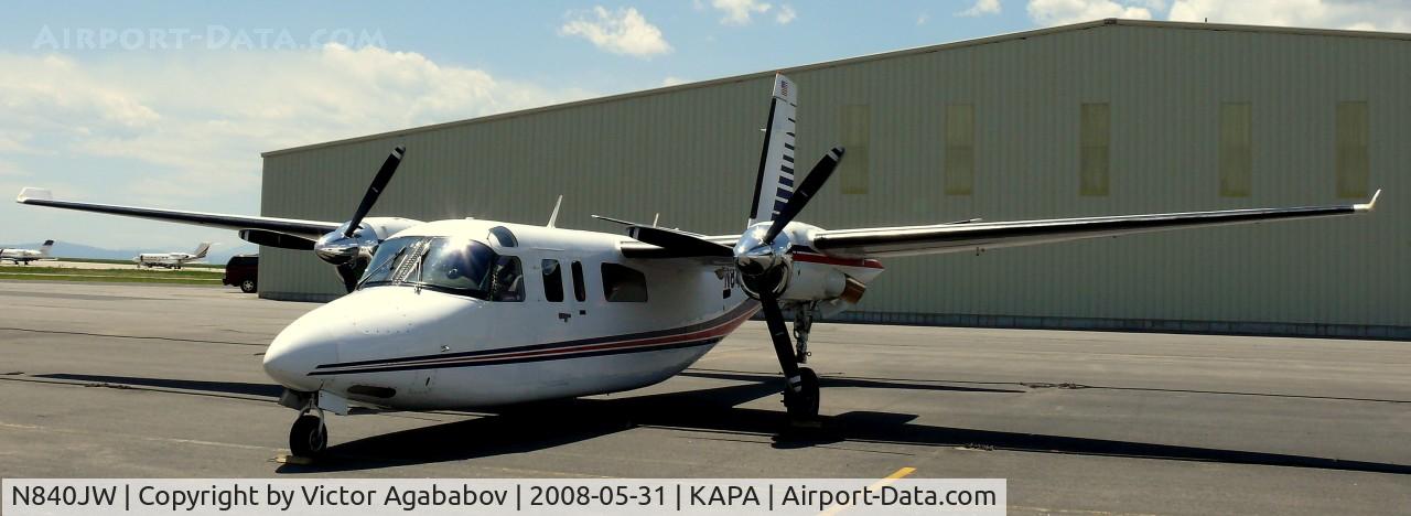 N840JW, 1981 Rockwell International 690C C/N 11658, Rare plane at Centennial