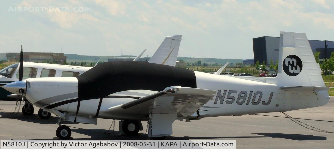 N5810J, 1985 Mooney M20K C/N 25-0880, At Centennial