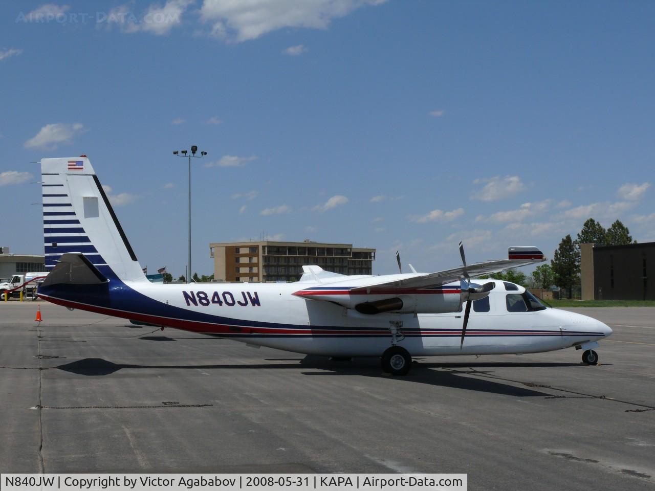 N840JW, 1981 Rockwell International 690C C/N 11658, At Centennial