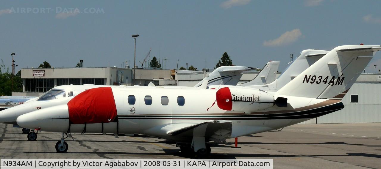N934AM, 1997 Cessna 525 C/N 525-0230, At Centennial