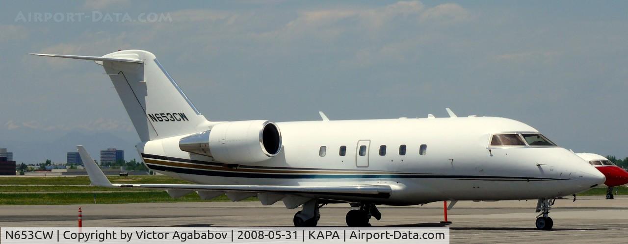 N653CW, 1989 Canadair Challenger 601-3A (CL-600-2B16) C/N 5053, At Centennial
