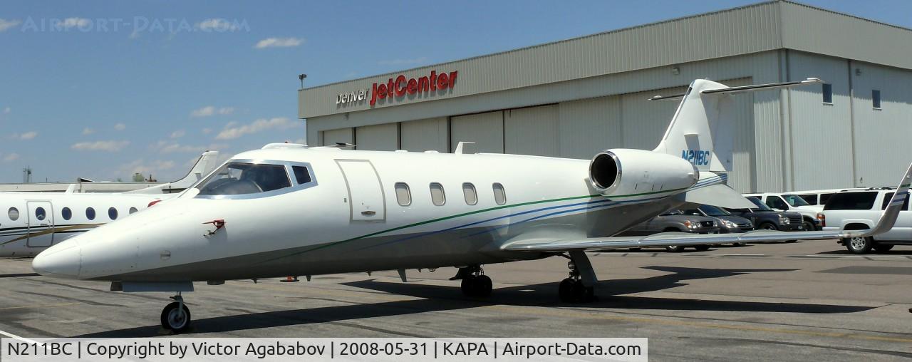 N211BC, 1990 Gates Learjet 55C C/N 145, At Centennial