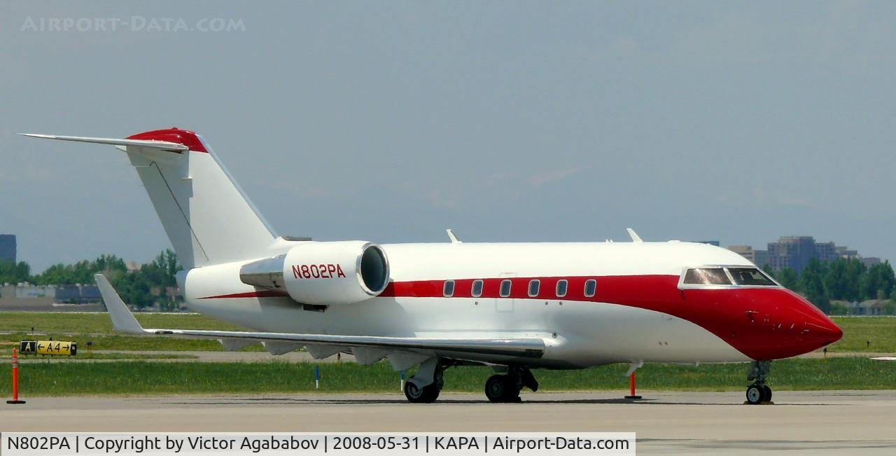N802PA, 1986 Canadair Challenger 601 (CL-600-2A12) C/N 3050, At Centennial