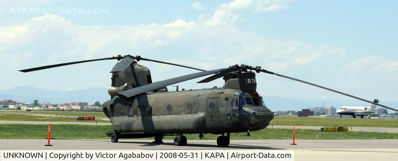 UNKNOWN, Helicopters Various C/N unknown, Chinook Helicopter at Centennial!