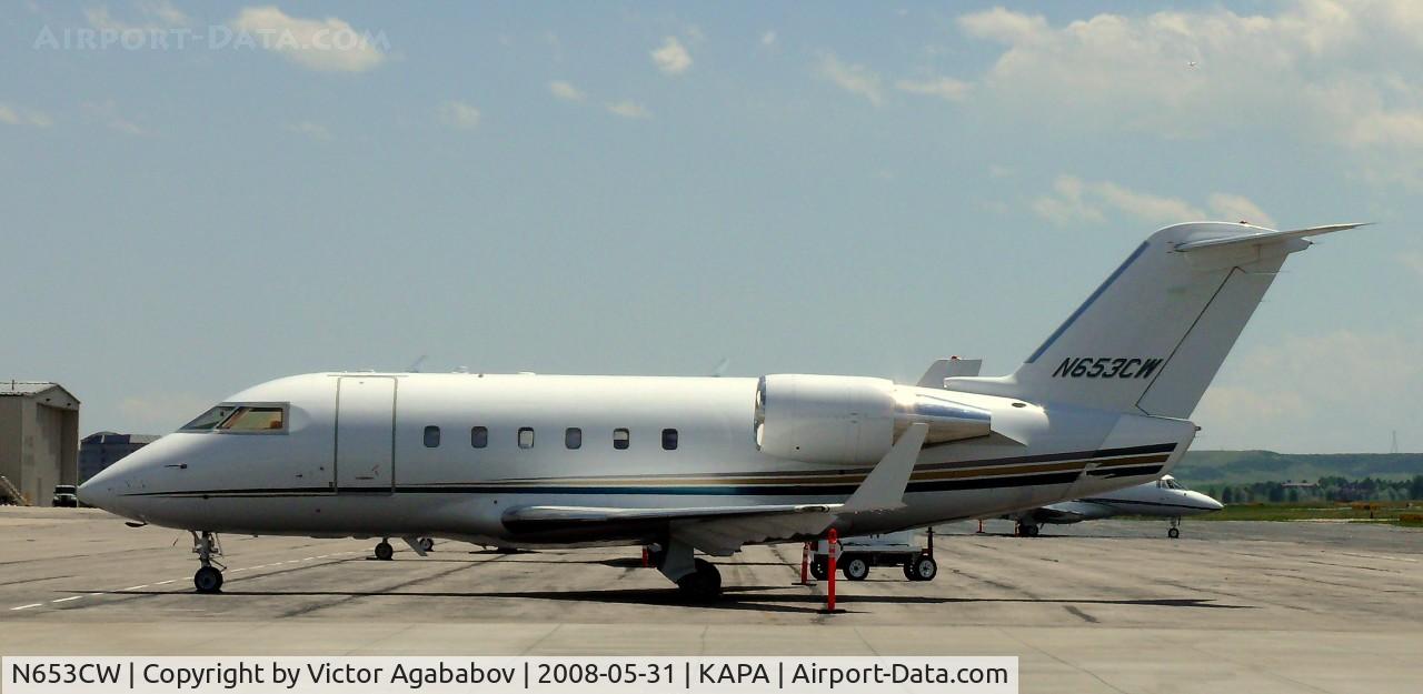 N653CW, 1989 Canadair Challenger 601-3A (CL-600-2B16) C/N 5053, Canadair Jet at Centennial