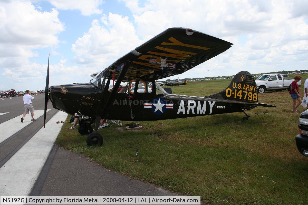 N5192G, 1951 Cessna 305A C/N 21683, L-19