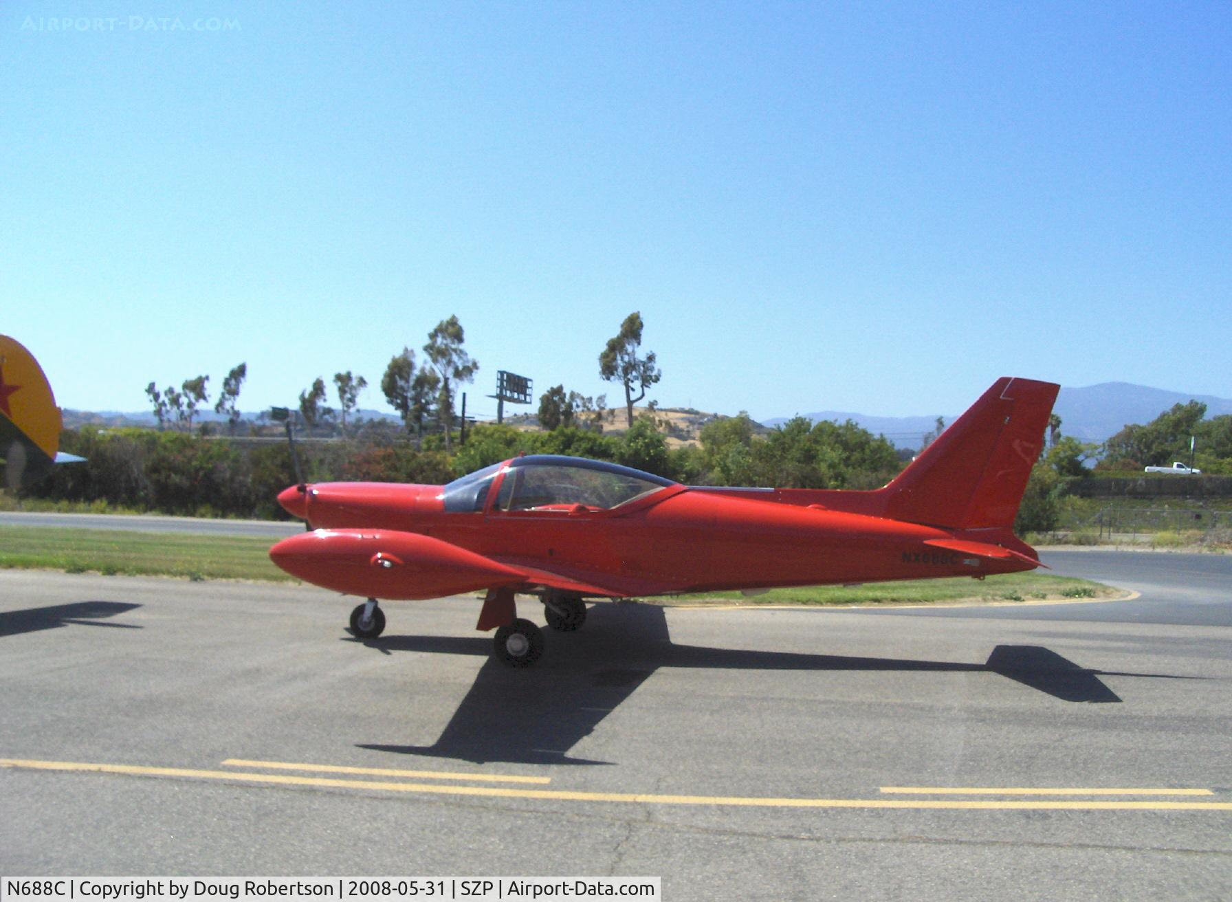 N688C, SIAI-Marchetti SF-260C C/N 466/37-004, SIAI-Marchetti SF.260C, Lycoming O-540-E4A5 260 Hp, Experimental class