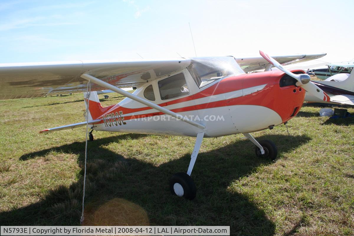 N5793E, 1959 Cessna 150 C/N 17293, Cessna 150 tail dragger version
