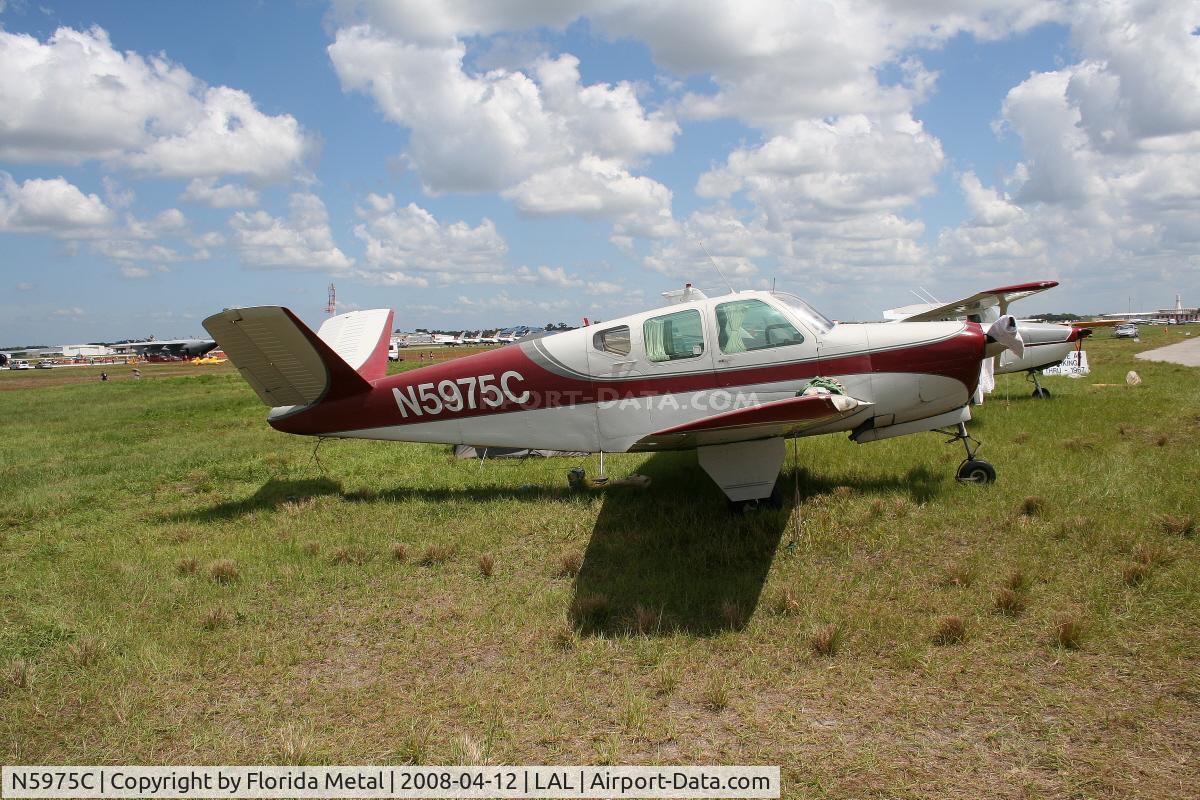N5975C, 1952 Beech C35 Bonanza Bonanza C/N D-3327, Beech C35 Bonanza