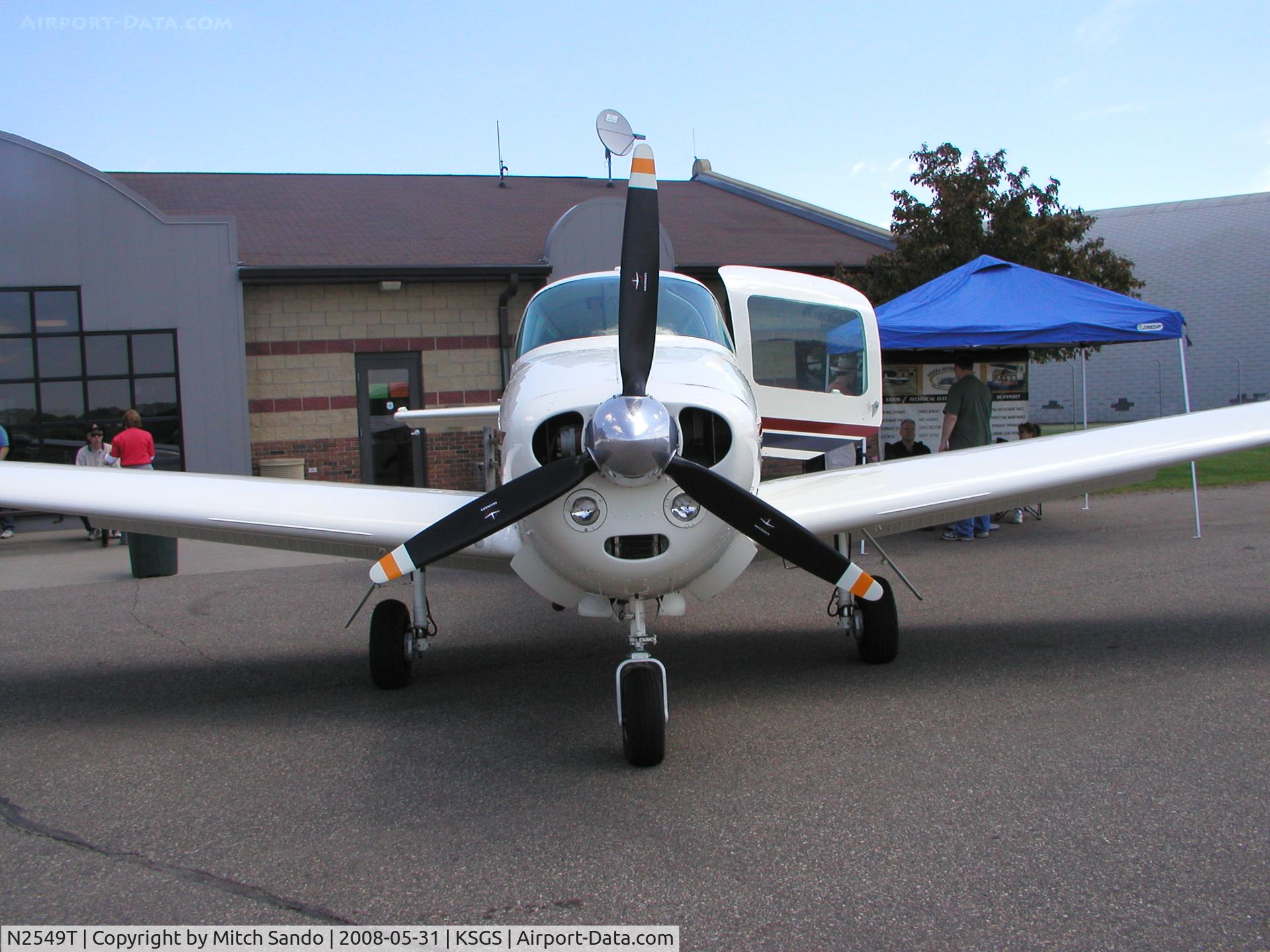 N2549T, 1970 Navion Rangemaster H C/N NAV-4-2549, Fleming Field Fly-In 2008.