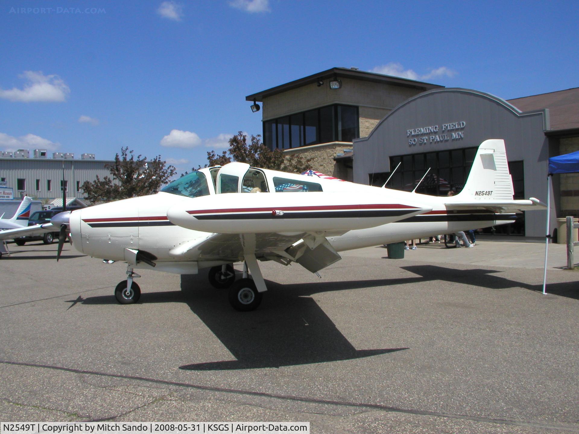 N2549T, 1970 Navion Rangemaster H C/N NAV-4-2549, Fleming Field Fly-In 2008.