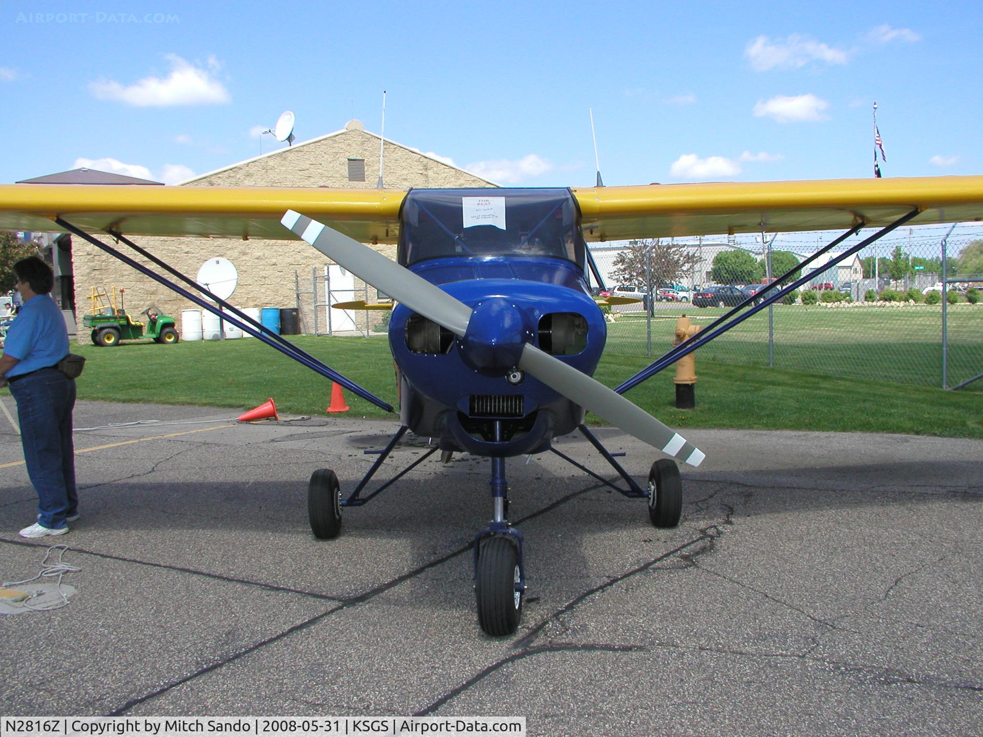 N2816Z, 1959 Piper PA-22-150 C/N 22-6818, Fleming Field Fly-In 2008.