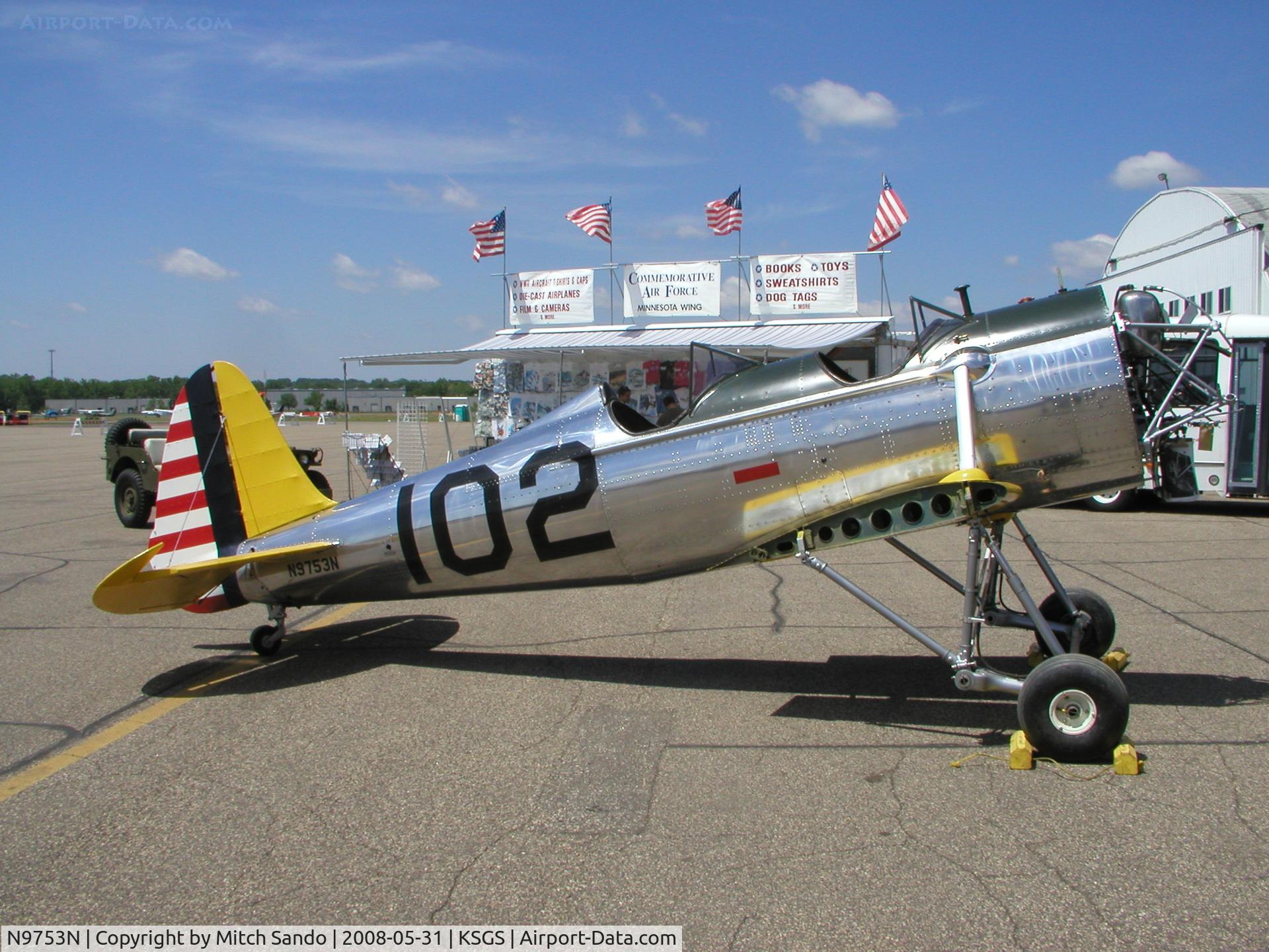 N9753N, 1941 Ryan Aeronautical PT22 C/N 1023, Fleming Field Fly-In 2008.