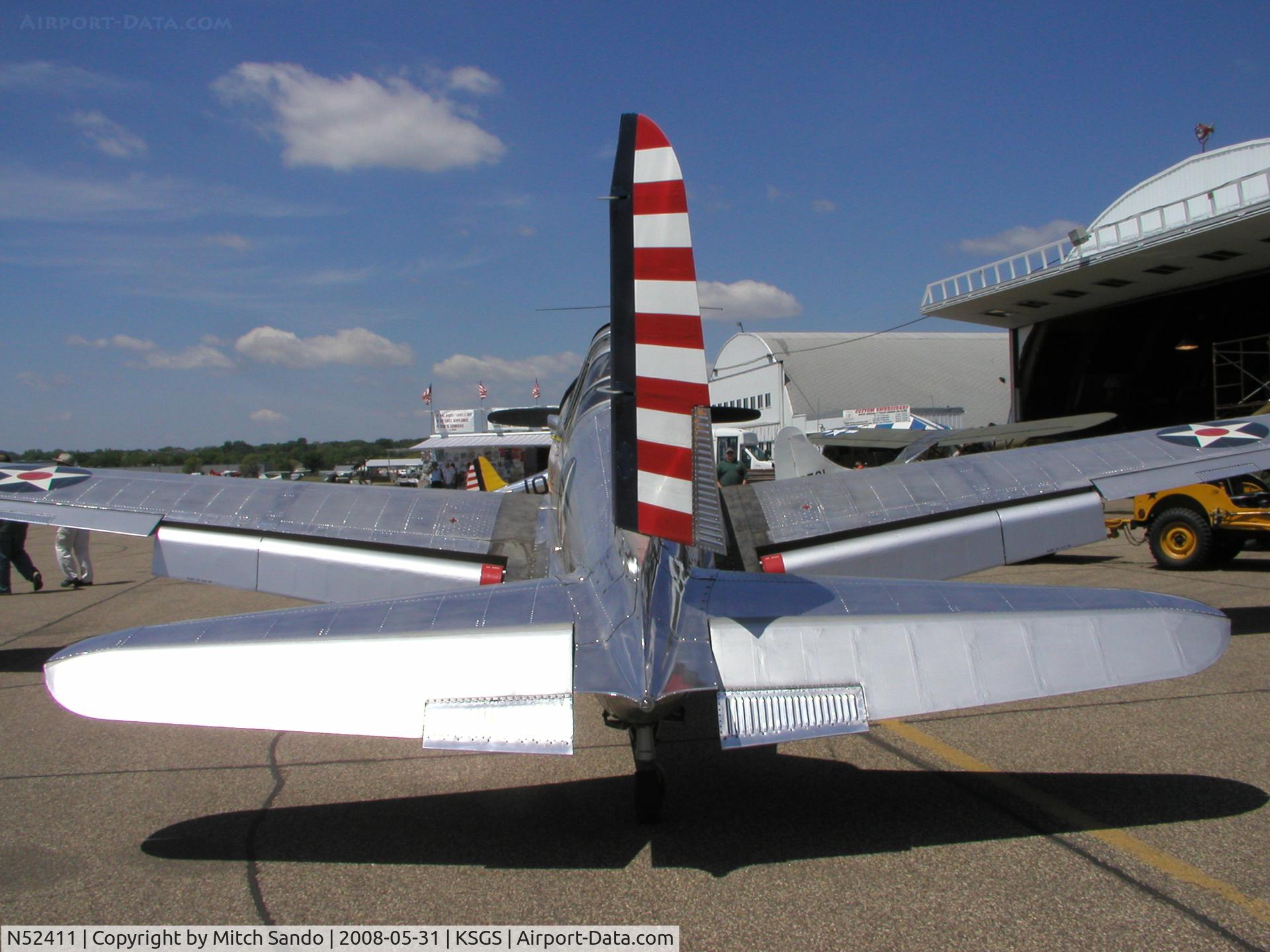 N52411, 1941 Consolidated Vultee BT-13A C/N 2548, Fleming Field Fly-In 2008.