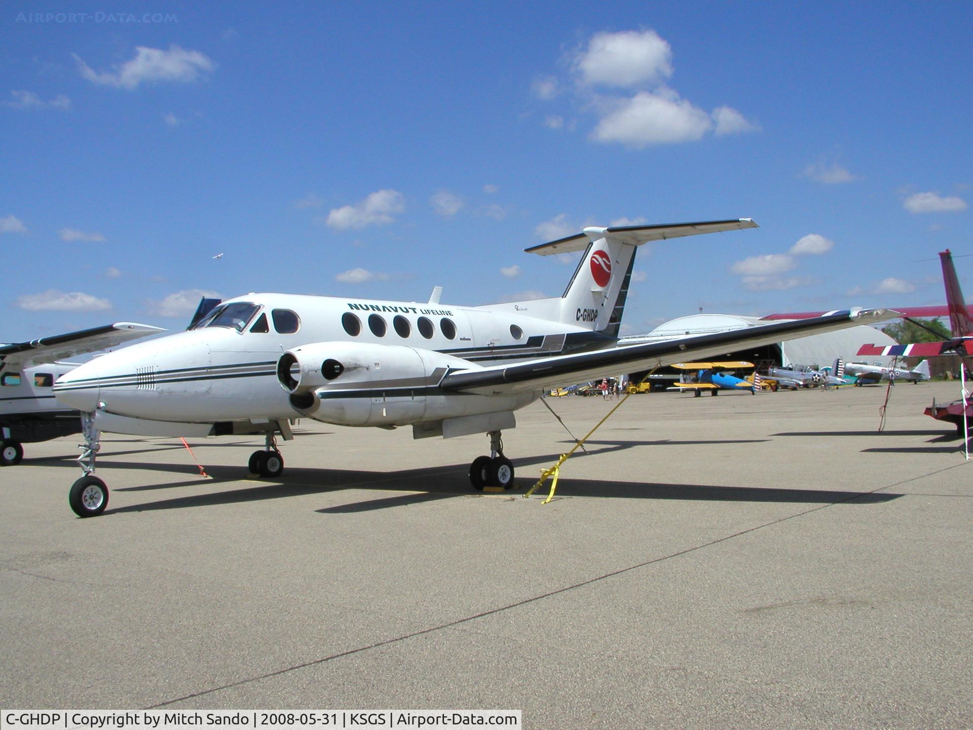 C-GHDP, 1981 Beech 200 Super King Air C/N BB-891, Fleming Field Fly-In 2008.