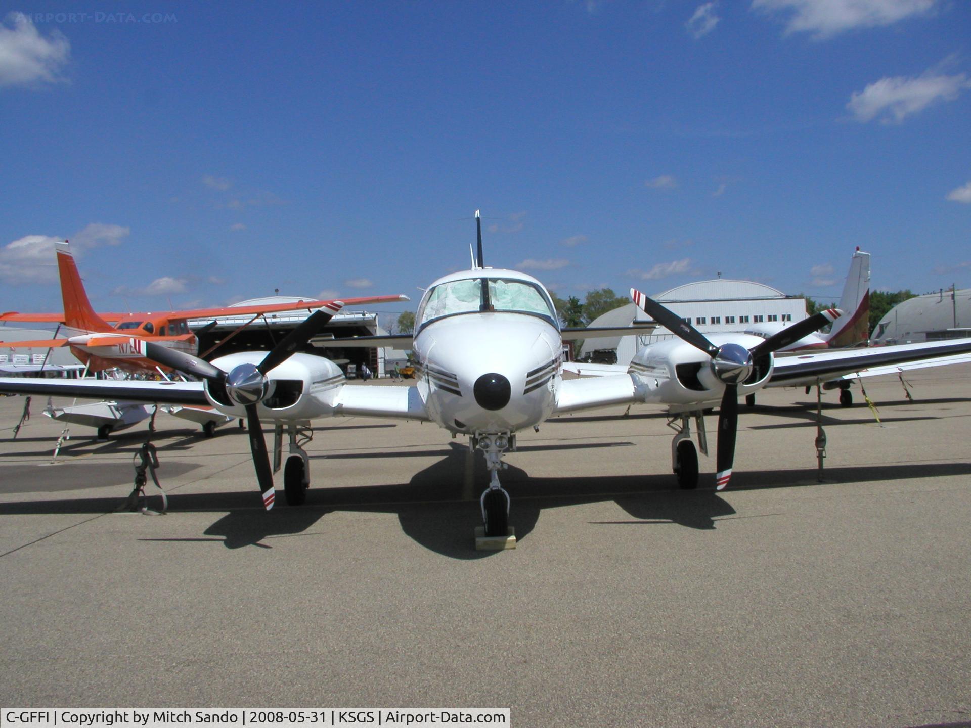 C-GFFI, 1976 Piper PA-31 C/N 31-7612027, Fleming Field Fly-In 2008.