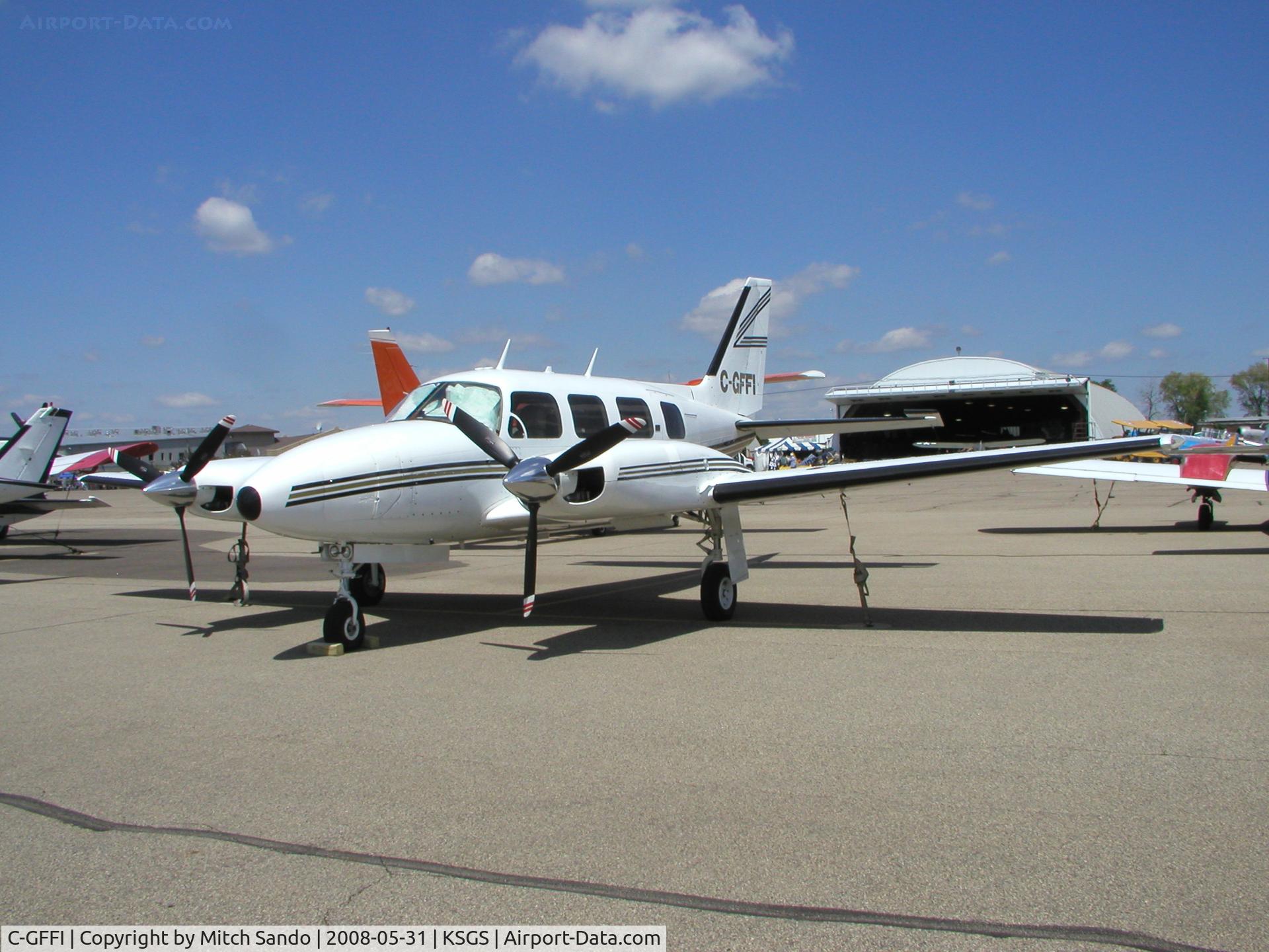 C-GFFI, 1976 Piper PA-31 C/N 31-7612027, Fleming Field Fly-In 2008.