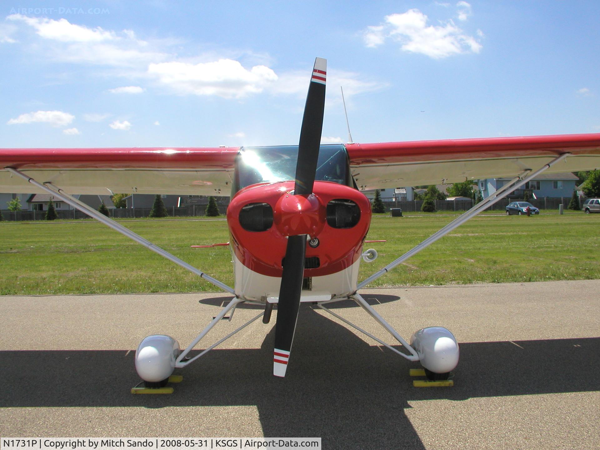 N1731P, 1954 Piper PA-22 C/N 22-2521, Fleming Field Fly-In 2008.
