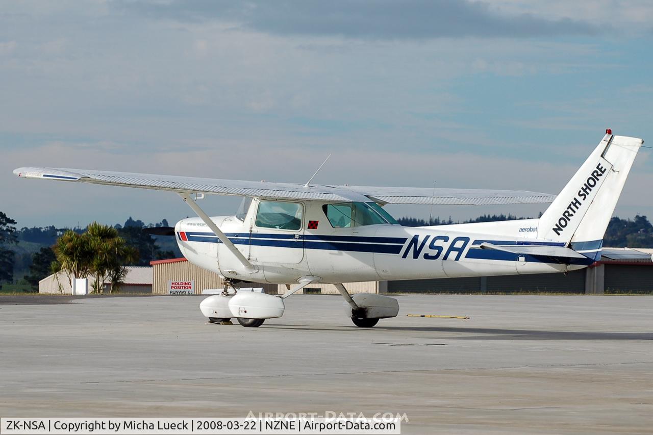 ZK-NSA, Cessna A152 Aerobat C/N A1520844, At North Shore Aerodrome