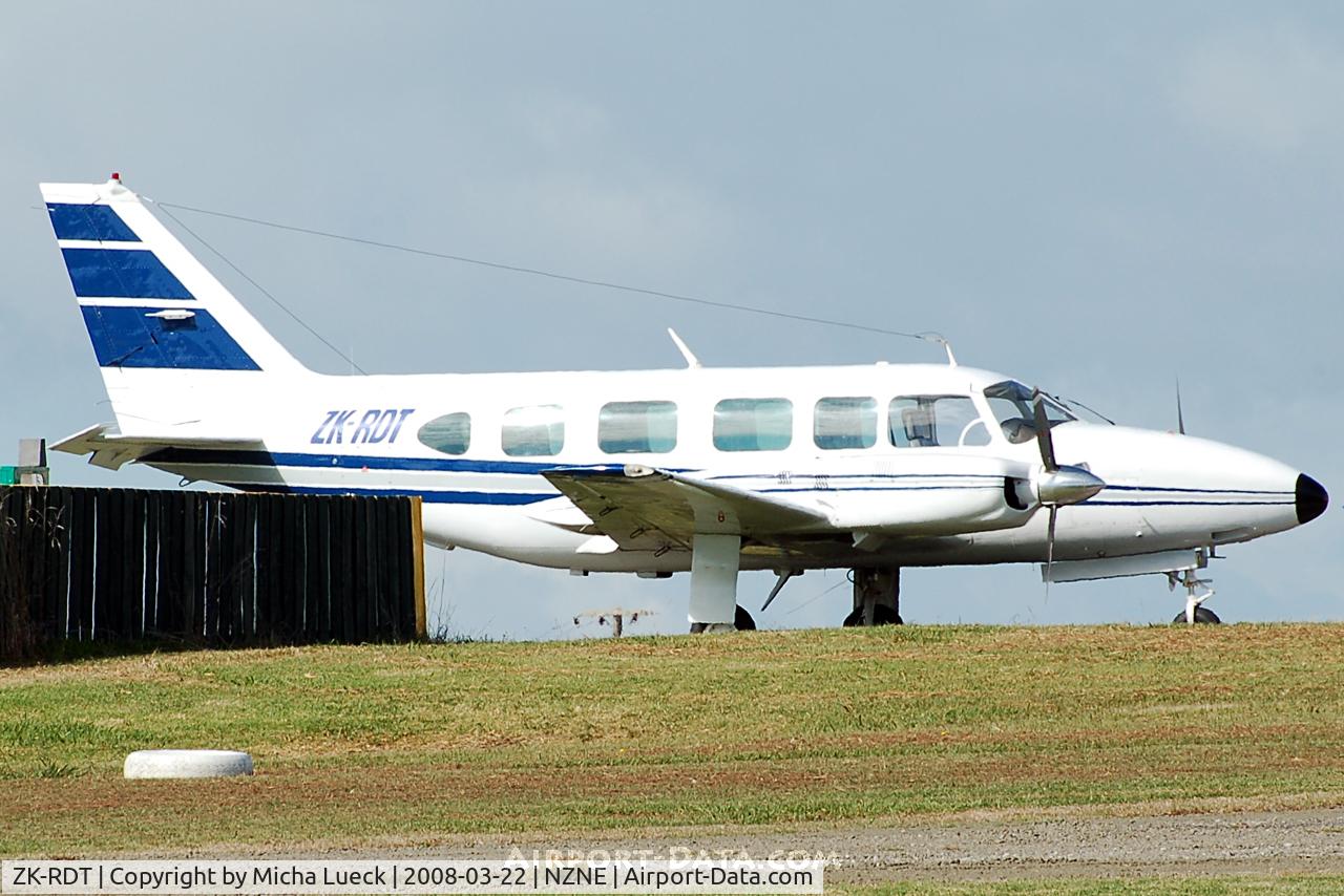 ZK-RDT, Embraer EMB-820C Navajo (PA-34-200T) C/N 820127, At North Shore Aerodrome