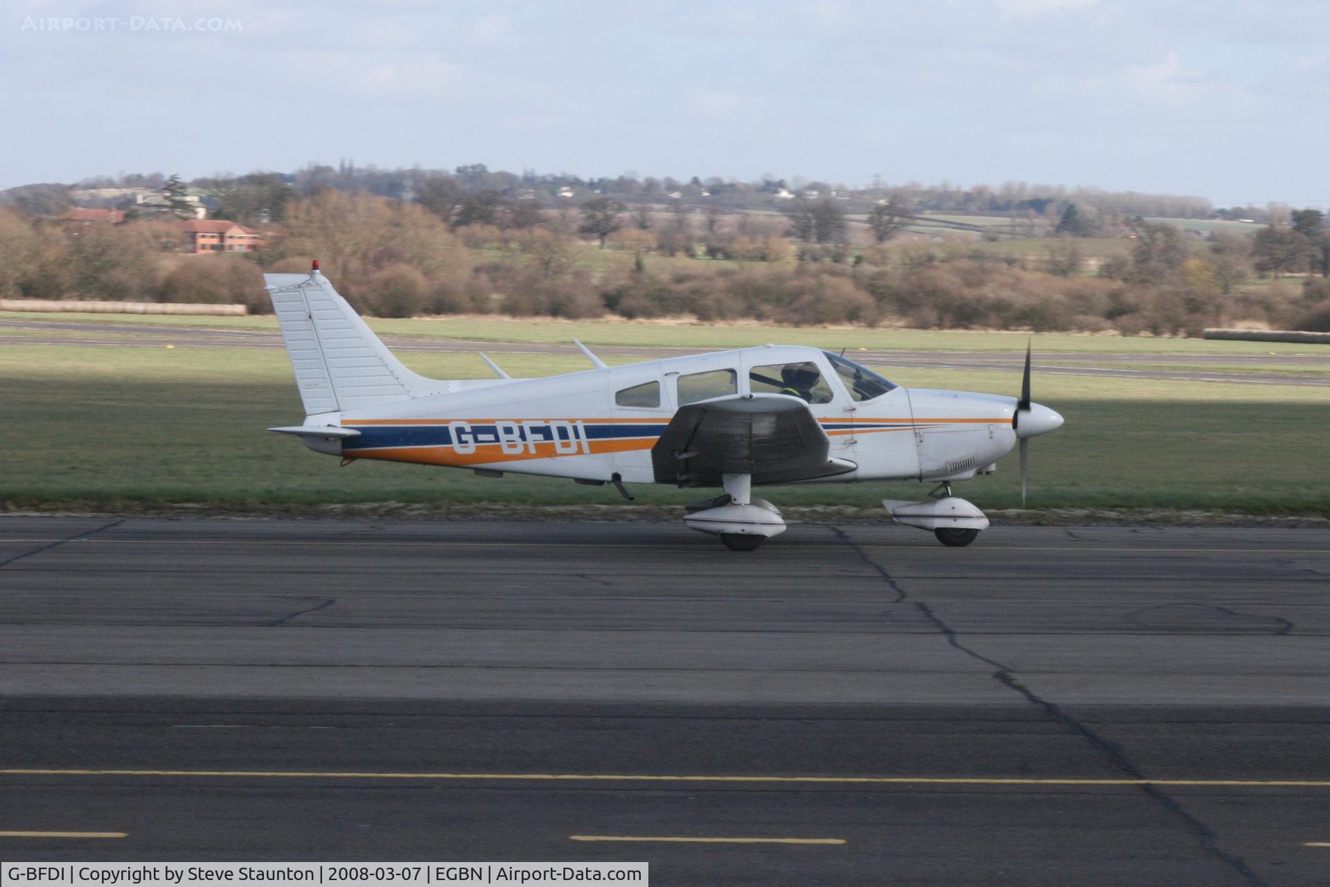 G-BFDI, 1977 Piper PA-28-181 Cherokee Archer II C/N 28-7790382, Taken at Nottingham Airport