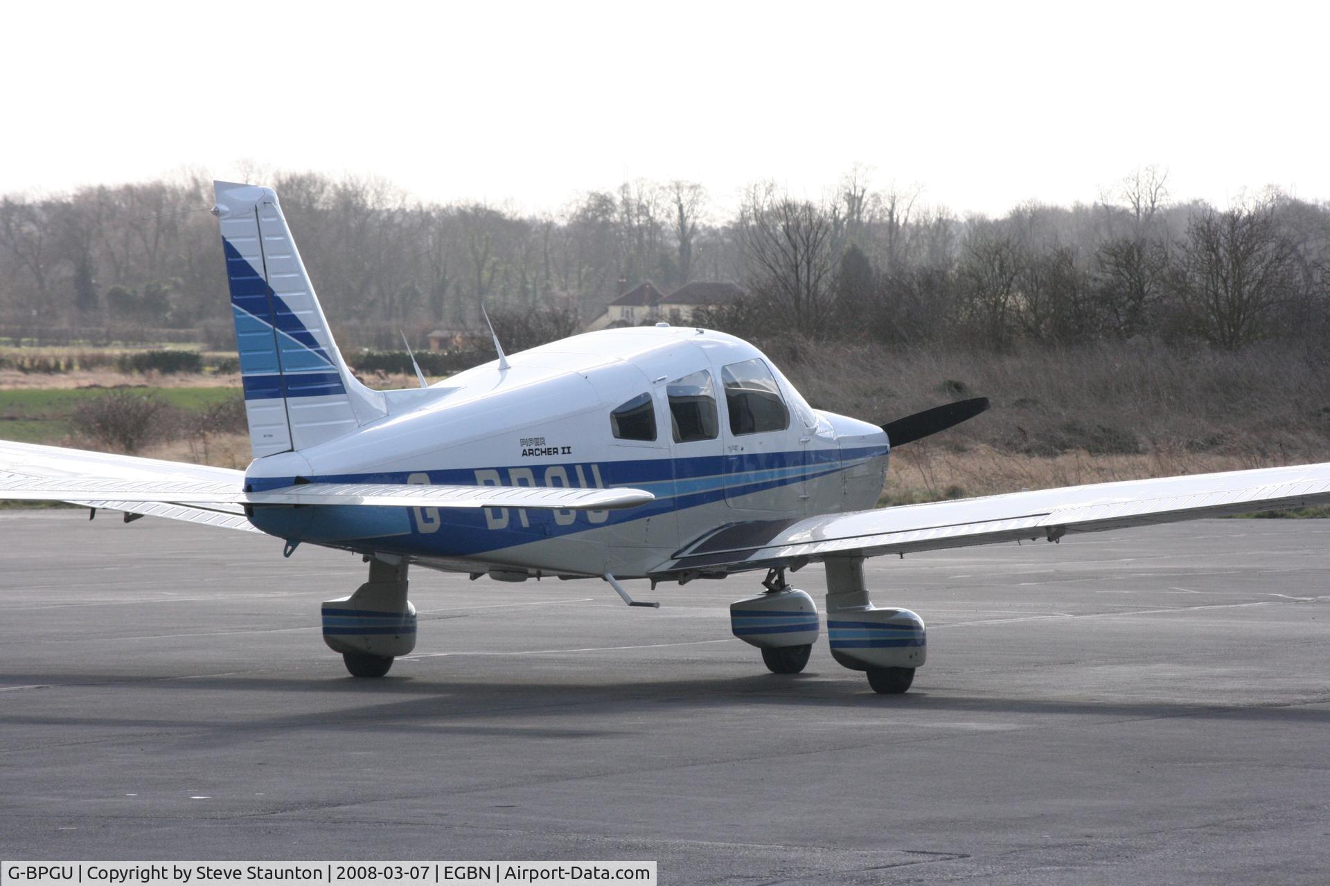 G-BPGU, 1984 Piper PA-28-181 Cherokee Archer II C/N 28-8490025, Taken at Nottingham Airport