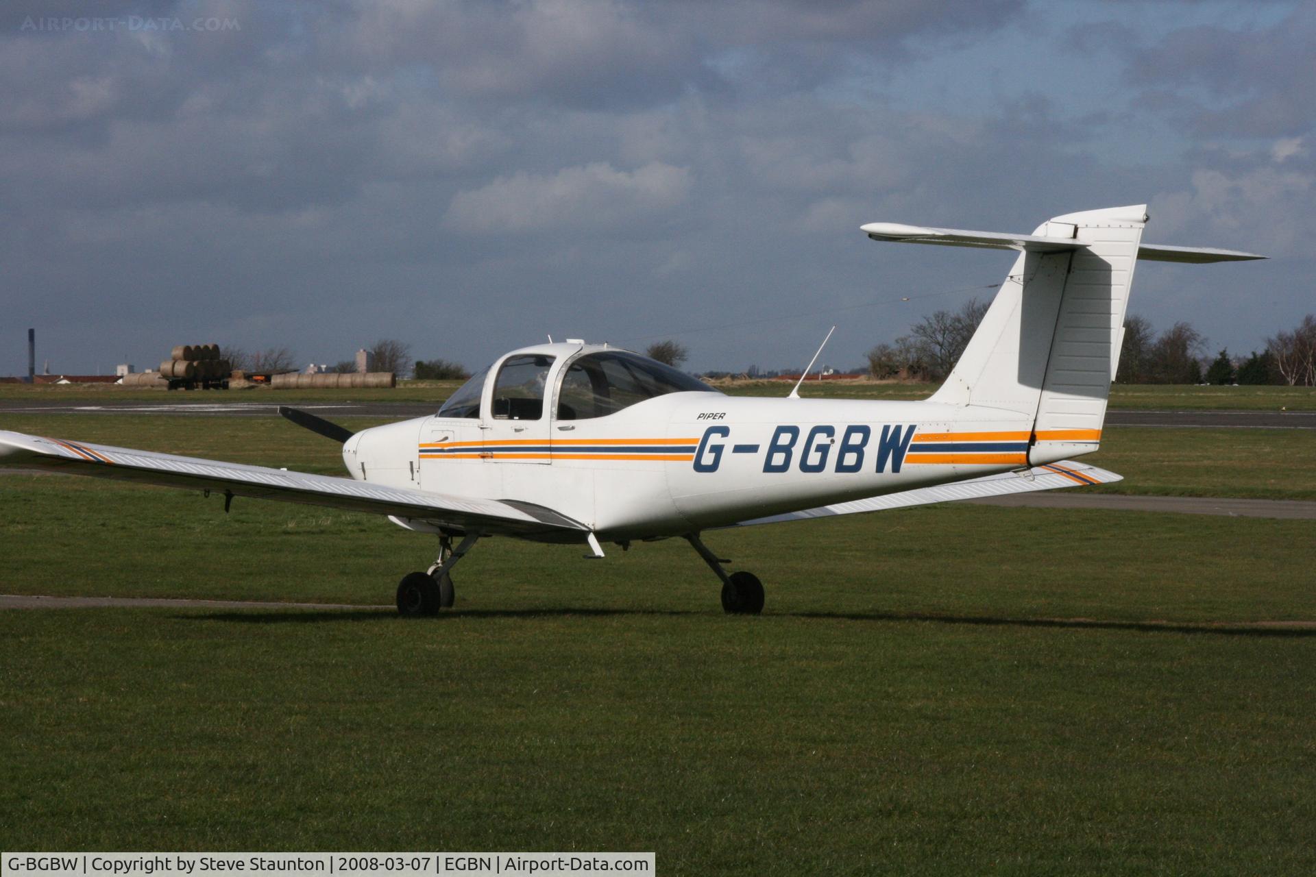 G-BGBW, 1978 Piper PA-38-112 Tomahawk Tomahawk C/N 38-78A0670, Taken at Nottingham Airport