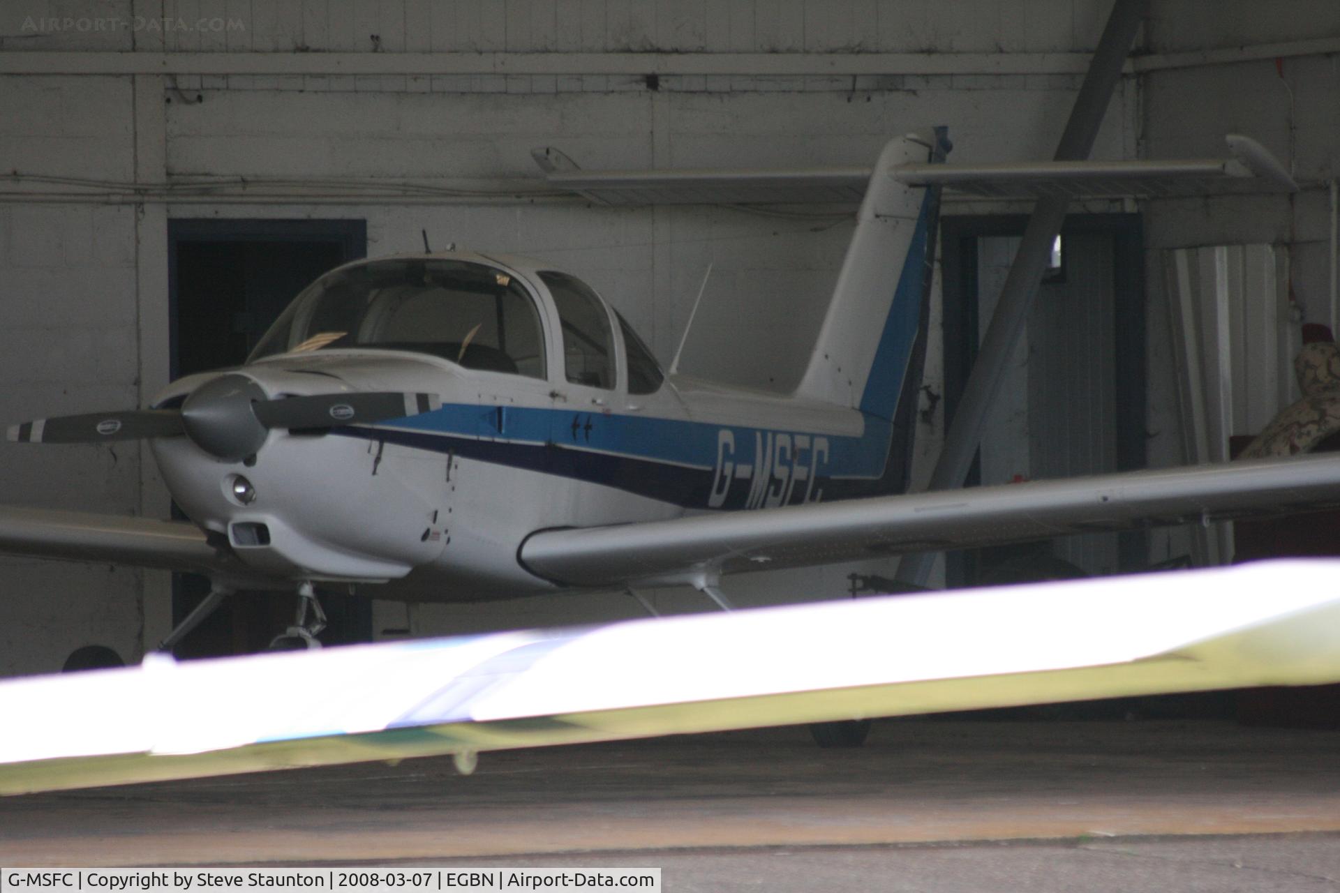 G-MSFC, 1981 Piper PA-38-112 Tomahawk Tomahawk C/N 38-81A0067, Taken at Nottingham Airport