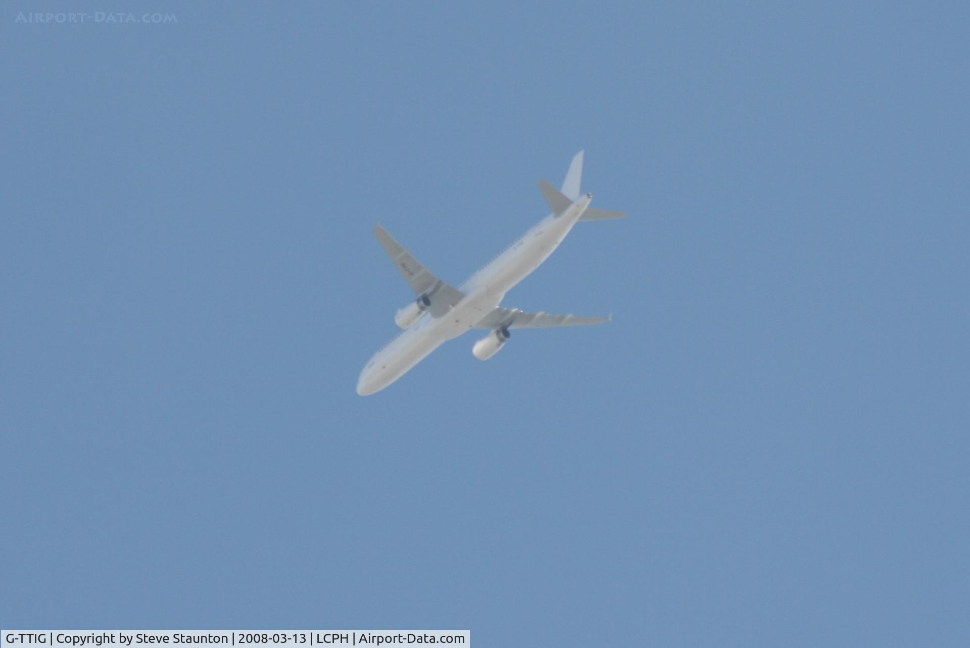 G-TTIG, 2008 Airbus A321-231 C/N 3382, Taken on the approach to Paphos Airport, Cyprus