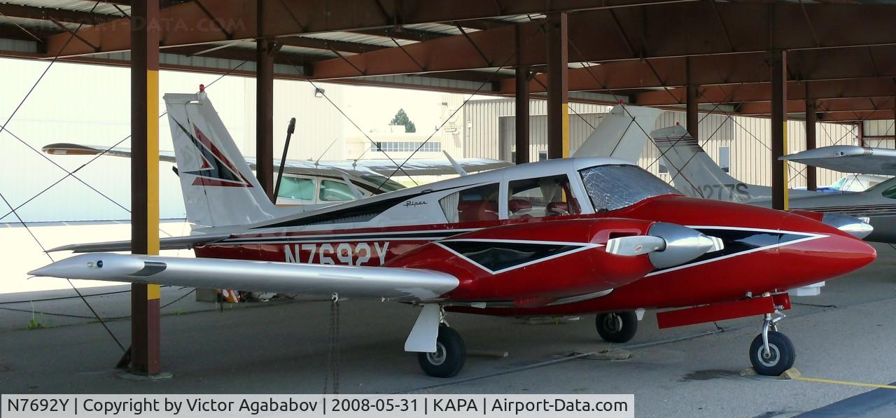 N7692Y, 1965 Piper PA-30 Twin Comanche C/N 30-774, At Centennial