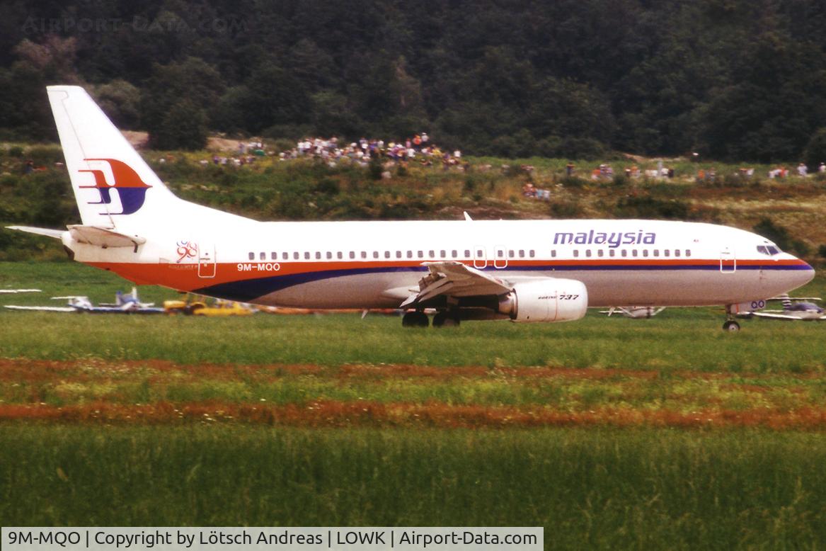 9M-MQO, 1997 Boeing 737-4H6 C/N 27674, Summer 1998, used from Lauda Air