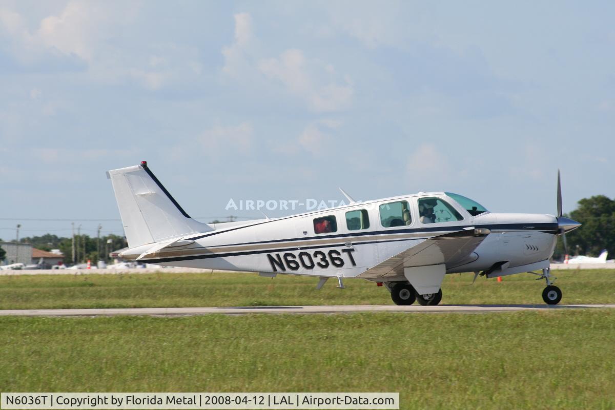N6036T, 1981 Beech A36 Bonanza 36 C/N E-1847, Beech A36 Bonanza