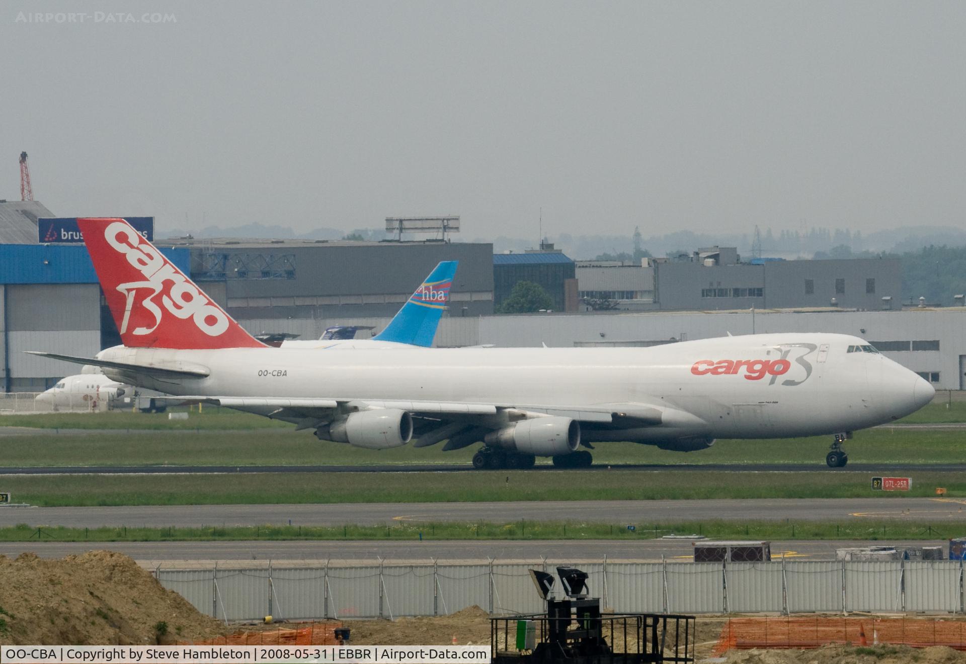 OO-CBA, 1988 Boeing 747-228F/SCD C/N 24158, Taken from inside Terminal A at Brussels