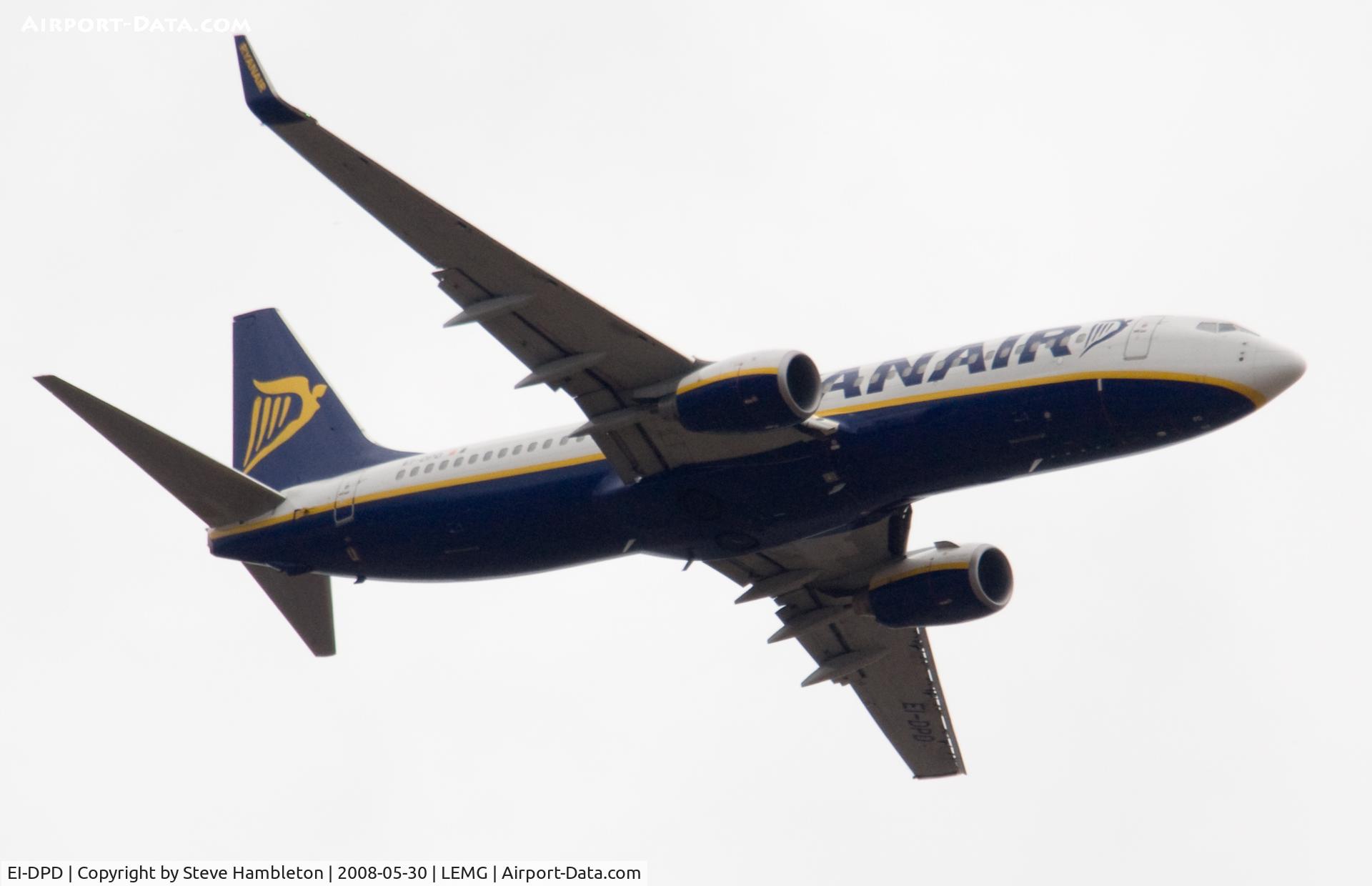 EI-DPD, 2006 Boeing 737-8AS C/N 33623, Shot from La Cencerrita, 11 miles out from Malaga
