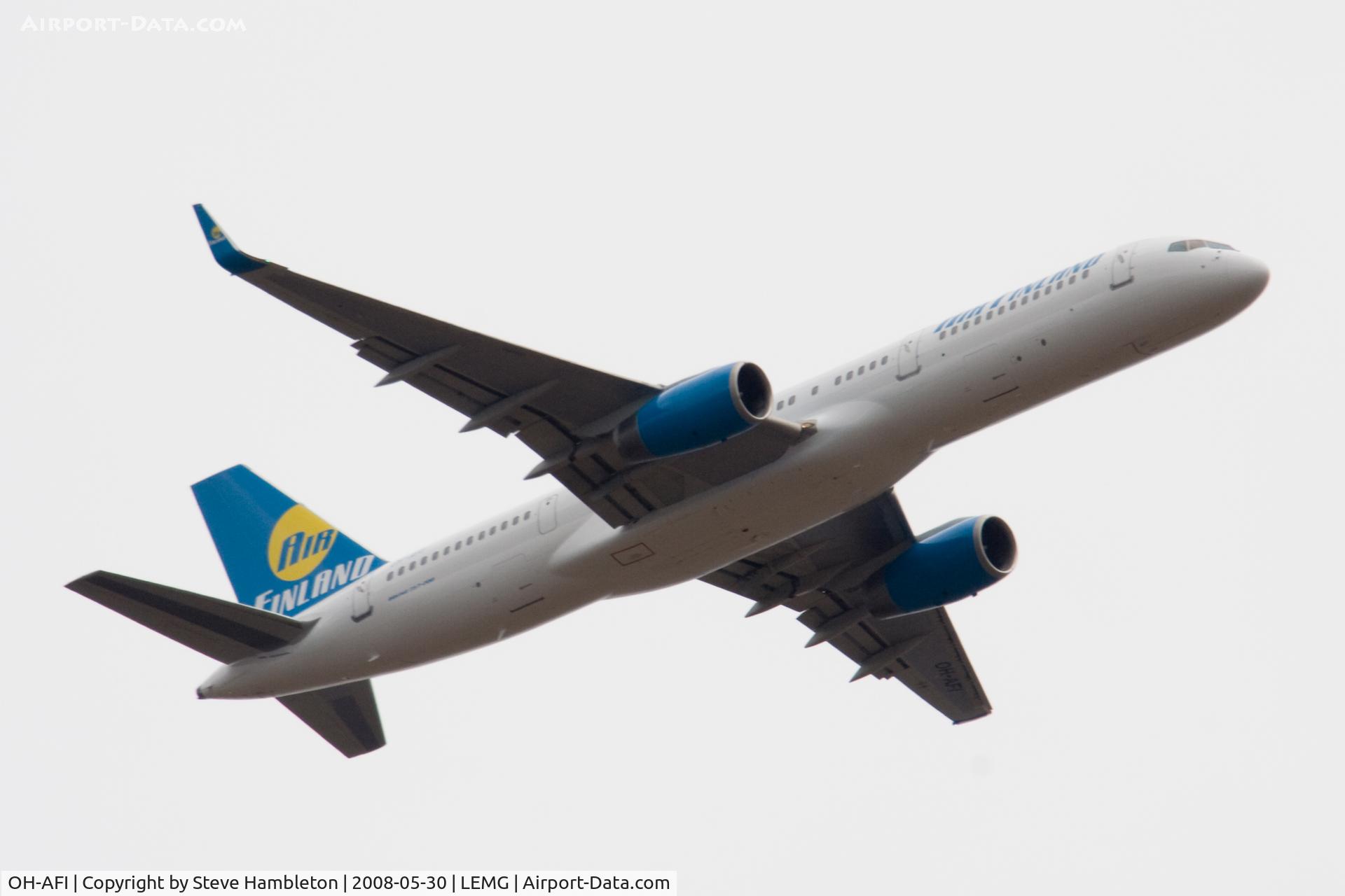 OH-AFI, 1996 Boeing 757-2K2 C/N 26330, Shot from La Cencerrita, 11 miles out from Malaga